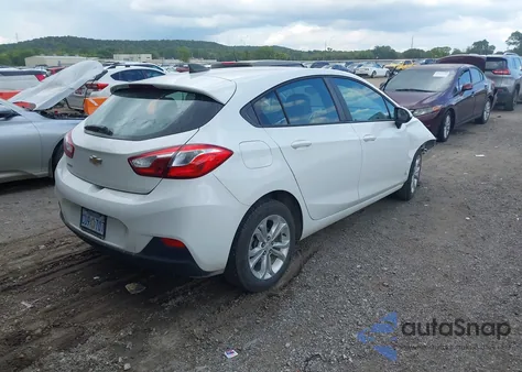 2019 Chevrolet Cruze Ls из США, поврежденный, VIN 3G1BC6SM7KS586526